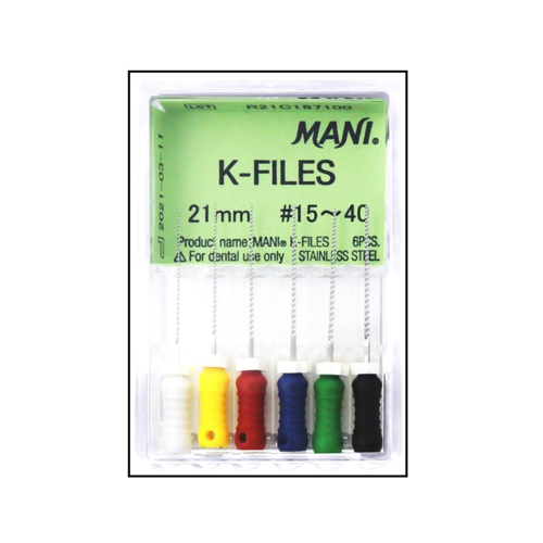 Mani K File 25mm No.45-80 Dental